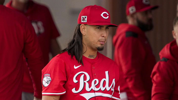 Cincinnati Reds pitcher Jose Acuna