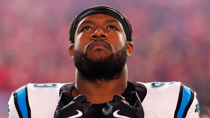 Carolina Panthers outside linebacker D.J. Wonnum Carolina Panthers outside linebacker D.J. Wonnum