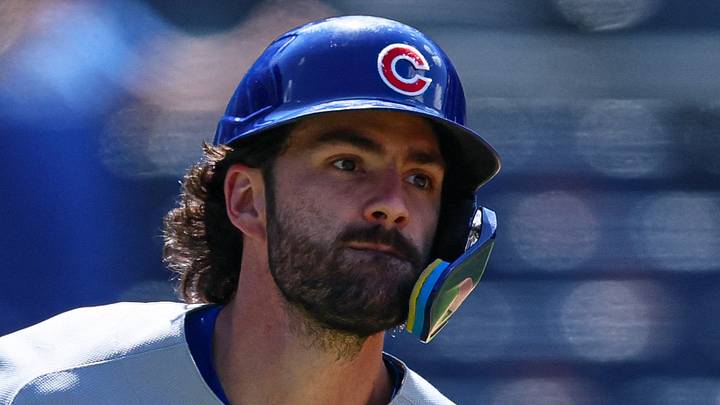 Jun 24, 2026; New York City, New York, USA;  Chicago Cubs shortstop Dansby Swanson (7) hits a grand slam home run during the eighth inning against the New York Mets at Citi Field. Mandatory Credit: Vincent Carchietta-Imagn Images