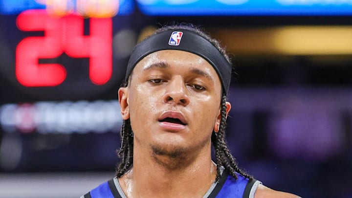 Orlando Magic forward Paolo Banchero during the second half against the Indiana Pacers.