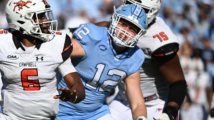 Beau Atkinson is out at North Carolina, as the Tar Heels' top pass rusher has entered the spring transfer portal.