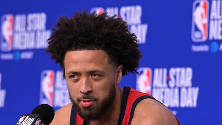 Feb 13, 2026; Inglewood, California, USA; Team USA Stars guard Cade Cunningham (2): Jayne Kamin-Oncea-Imagn Images Feb 13, 2026; Inglewood, California, USA; Team USA Stars guard Cade Cunningham (2): Jayne Kamin-Oncea-Imagn Images