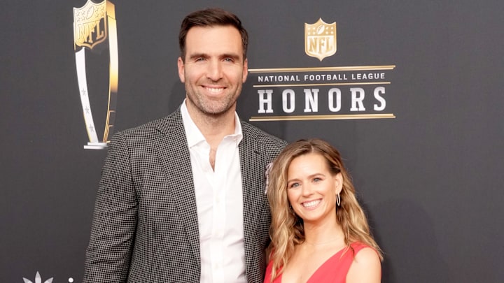 Joe Flacco and Dana Grady