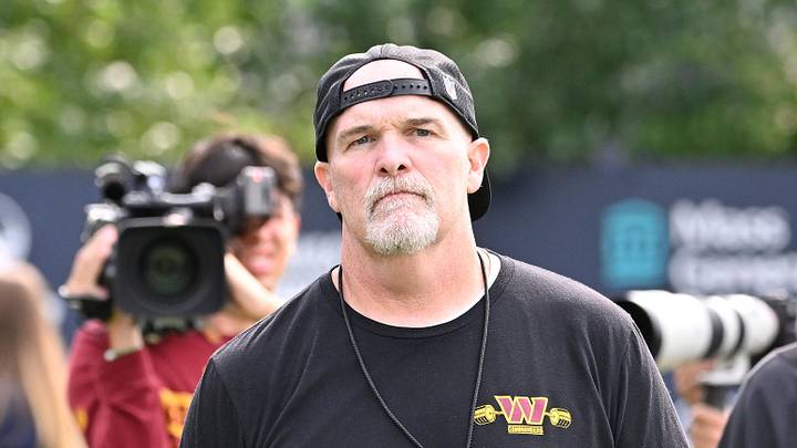 Washington Commanders head coach Dan Quinn Mandatory Credit: Eric Canha-Imagn Images