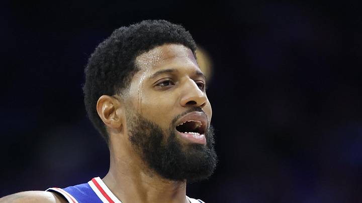Mar 25, 2026; Philadelphia, Pennsylvania, USA; Philadelphia 76ers forward Paul George (8): Bill Streicher-Imagn Images Mar 25, 2026; Philadelphia, Pennsylvania, USA; Philadelphia 76ers forward Paul George (8): Bill Streicher-Imagn Images