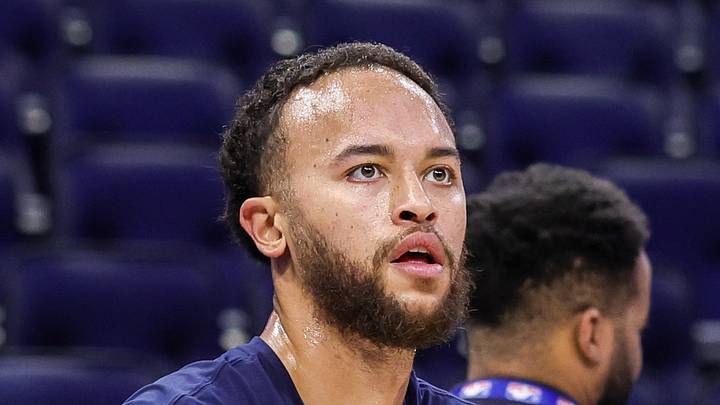 Minnesota Timberwolves forward Kyle Anderson warms up before the game against the Orlando Magic. Minnesota Timberwolves forward Kyle Anderson warms up before the game against the Orlando Magic.