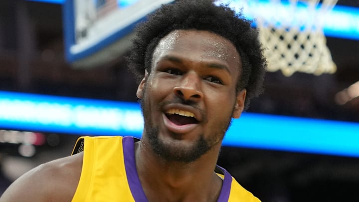 Los Angeles Lakers, Bronny James, Gabe Vincent, Miami Heat Los Angeles Lakers, Bronny James, Gabe Vincent, Miami Heat