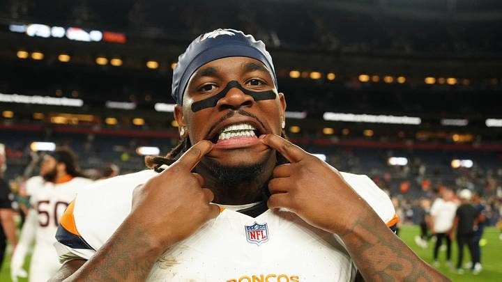 Denver Broncos running back Jonah Coleman 
