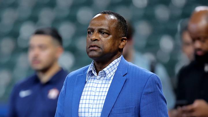 Aug 15, 2026; Houston, Texas, USA; Houston Astros general manager Dana Brown prior to the game against the Seattle Mariners at Daikin Park. Mandatory Credit: Erik Williams-Imagn Images