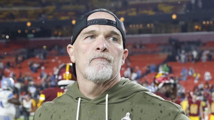 Washington Commanders head coach Dan Quinn Washington Commanders head coach Dan Quinn