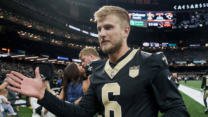 New Orleans Saints quarterback Tyler Shough New Orleans Saints quarterback Tyler Shough