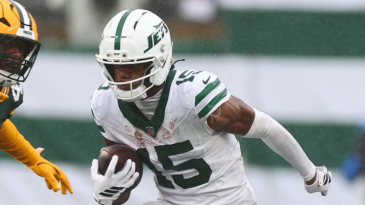 New York Jets wide receiver Adonai Mitchell New York Jets wide receiver Adonai Mitchell