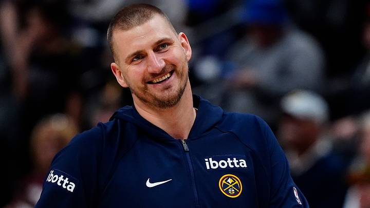 Mar 22, 2026; Denver, Colorado, USA; Denver Nuggets center Nikola Jokic (15) and guard Jamal Murray (27) react before the game against the Portland Trail Blazers at Ball Arena. Mandatory Credit: Ron Chenoy-Imagn Images Mar 22, 2026; Denver, Colorado, USA; Denver Nuggets center Nikola Jokic (15) and guard Jamal Murray (27) react before the game against the Portland Trail Blazers at Ball Arena. Mandatory Credit: Ron Chenoy-Imagn Images