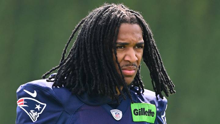 Jul 28, 2026; Foxborough, MA, USA; New England Patriots cornerback Channing Canada (29) walks to practice for training camp at Gillette Stadium. Mandatory Credit: Eric Canha-Imagn Images Jul 28, 2026; Foxborough, MA, USA; New England Patriots cornerback Channing Canada (29) walks to practice for training camp at Gillette Stadium. Mandatory Credit: Eric Canha-Imagn Images