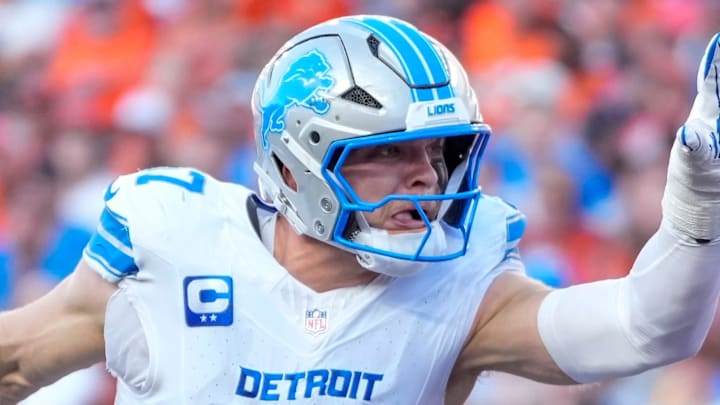 Detroit Lions defensive end Aidan Hutchinson (97). Detroit Lions defensive end Aidan Hutchinson (97).