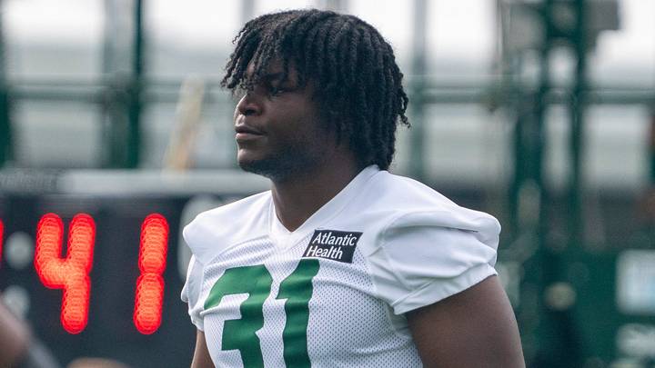 New York Jets edge rusher David Bailey New York Jets edge rusher David Bailey