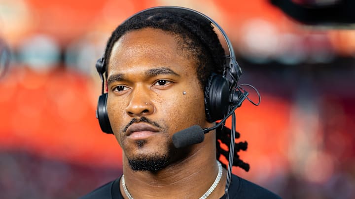 Carolina Panthers running back Rico Dowdle Carolina Panthers running back Rico Dowdle