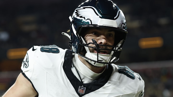 Philadelphia Eagles tight end Dallas Goedert Philadelphia Eagles tight end Dallas Goedert
