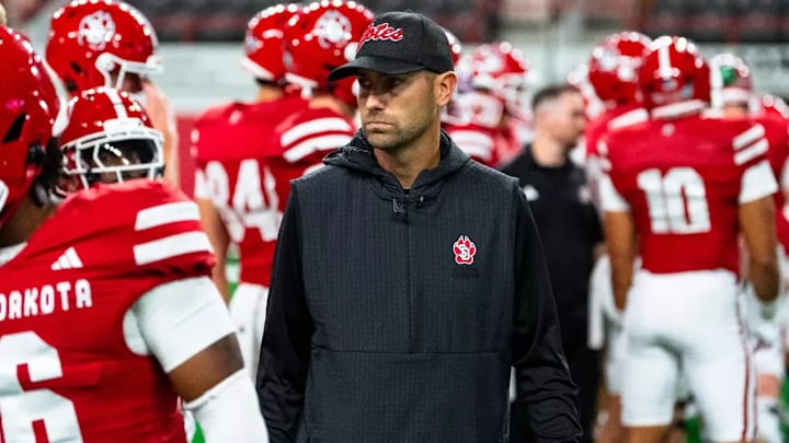 South Dakota head coach Matt Vitzhum