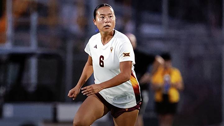 Peyton Marcis celebrated Senior Night with her first career two goal game as the Arizona State Women's Soccer took a program record 40 shots in an 8-0 win over Grambling State. Peyton Marcis celebrated Senior Night with her first career two goal game as the Arizona State Women's Soccer took a program record 40 shots in an 8-0 win over Grambling State.