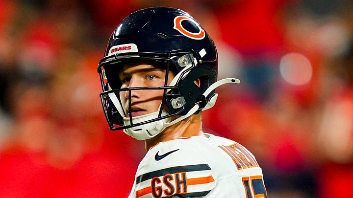 Chicago Bears quarterback Tyson Bagent 