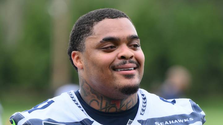 Seattle Seahawks defensive tackle Byron Murphy II at training camp