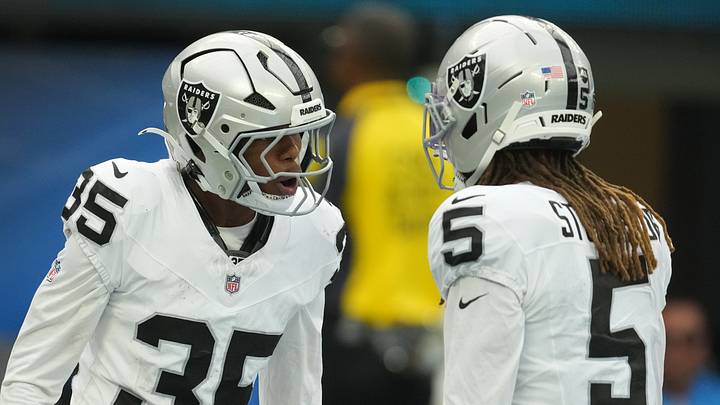 Las Vegas Raiders CB Hezekiah Masses and CB Eric Stokes
