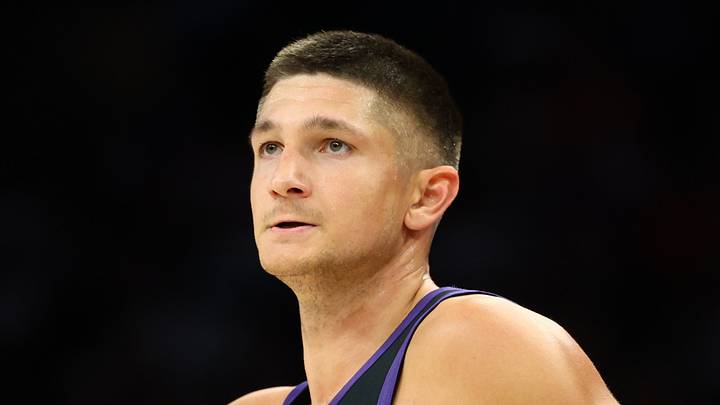 Former Phoenix Suns guard Grayson Allen against the Utah Jazz in the first half at Mortgage Matchup Center on March 28, 2026. Former Phoenix Suns guard Grayson Allen against the Utah Jazz in the first half at Mortgage Matchup Center on March 28, 2026.