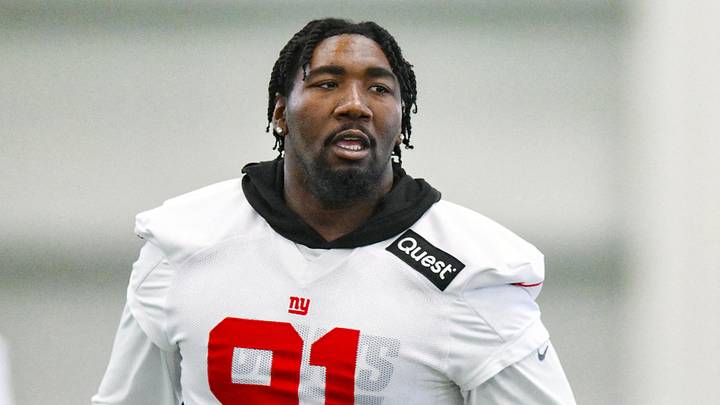 New York Giants defensive tackle Darius Alexander New York Giants defensive tackle Darius Alexander