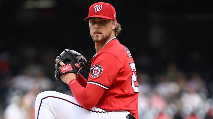 Washington Nationals pitcher Jake Irvin Washington Nationals pitcher Jake Irvin