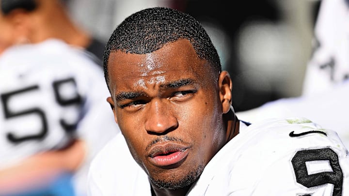 Former Las Vegas Raiders DE Tyree Wilson.