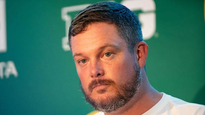 Oregon coach Dan Lanning during Oregon football’s Media Day on July 28, 2025, at Autzen Stadium in Eugene.