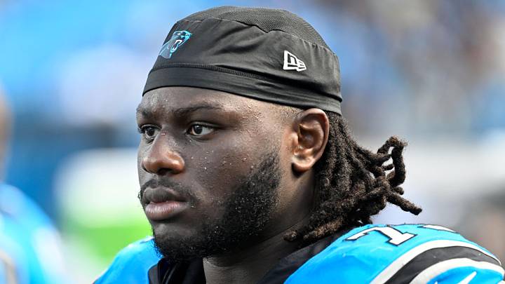 Carolina Panthers offensive tackle Ikem Ekwonu