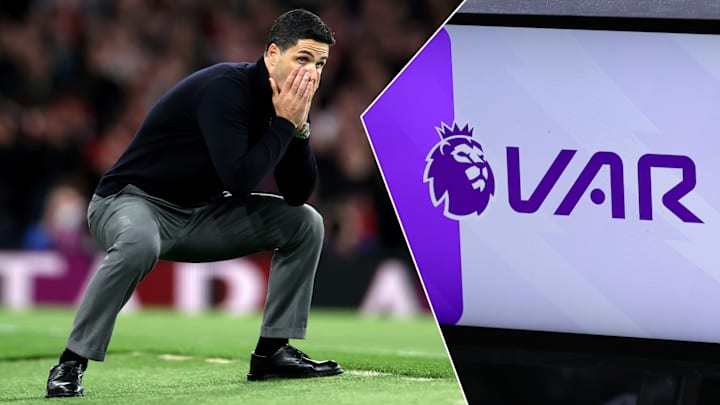Mikel Arteta (left) has experienced both sides of VAR.