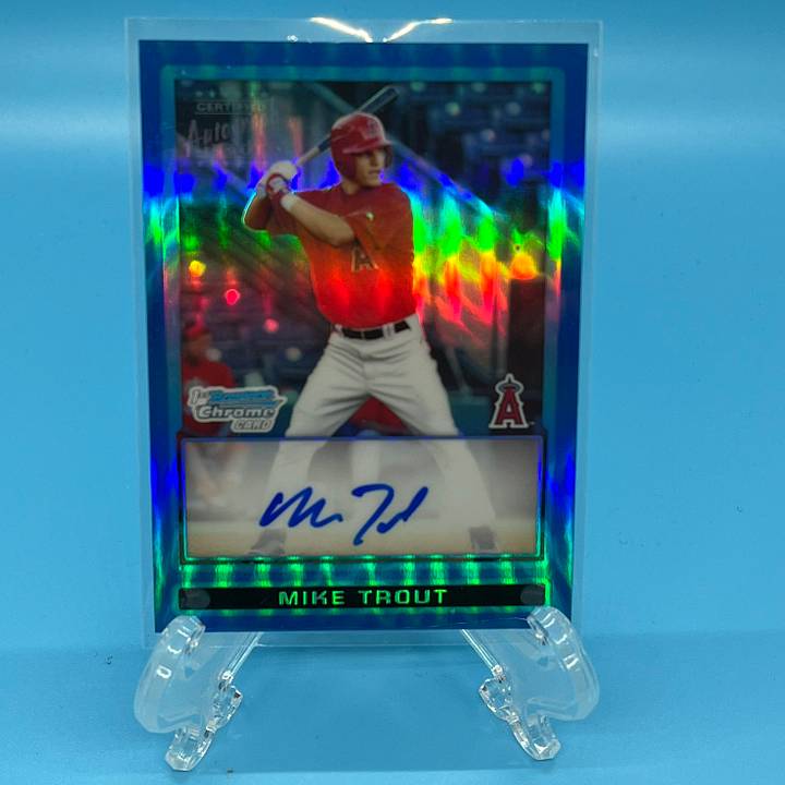 mike trout graded rookie card $10,000 Mike Trout Rookie Card Found In Goodwill Pallet