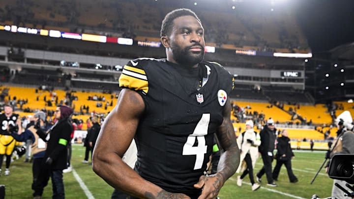 DK Metcalf walks off field.