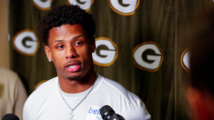 Green Bay Packers wide receiver Matthew Golden