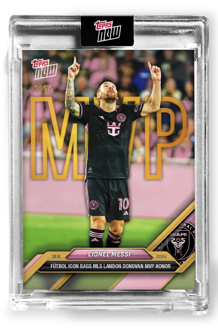 2024 Topps Now MLS #38 Lionel Messi Black Parallel 90/99 BGS  2024 Topps Now MLS #38 Lionel Messi Black Parallel  90/99 BGS 9.5 Gem Mint display picture 1