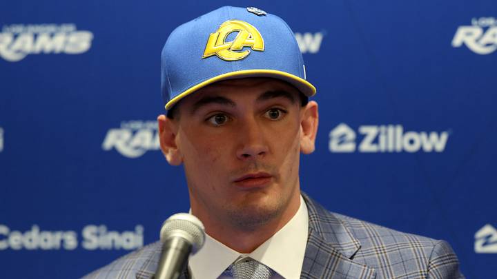 Los Angeles Rams first-round draft pick Ty Simpson.