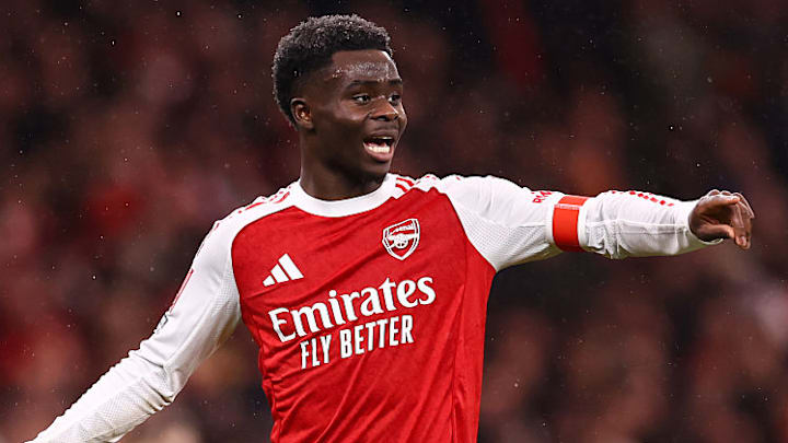 Bukayo Saka impressed as Arsenal’s No. 10 in the FA Cup.