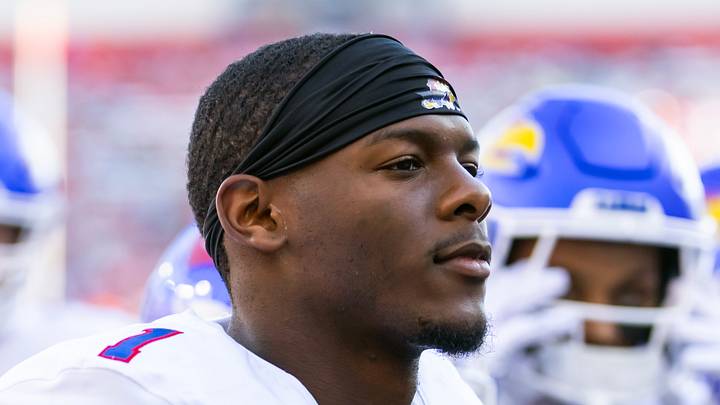 Seattle Seahawks wide receiver Emmanuel Henderson Jr. on the sidelines