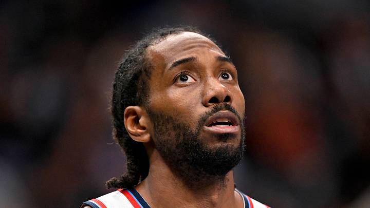 Mar 21, 2026; Dallas, Texas, USA; LA Clippers forward Kawhi Leonard (2) looks on during the game between the Mavericks and the Clippers at American Airlines Center. Mandatory Credit: Jerome Miron-Imagn Images Mar 21, 2026; Dallas, Texas, USA; LA Clippers forward Kawhi Leonard (2) looks on during the game between the Mavericks and the Clippers at American Airlines Center. Mandatory Credit: Jerome Miron-Imagn Images