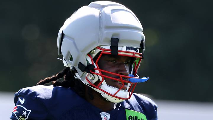 Foxborough, MA - August 1: New England Patriots linebacker Gabe Jacas arrives for training camp at Gillette Stadium on August 1, 2026. Foxborough, MA - August 1: New England Patriots linebacker Gabe Jacas arrives for training camp at Gillette Stadium on August 1, 2026.