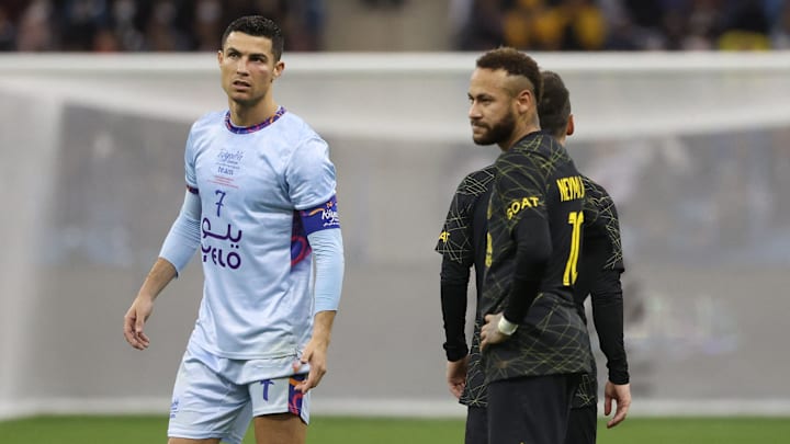 Neymar Jr. y Cristiano Ronaldo son las figuras más importantes de la liga saudí de fútbol 