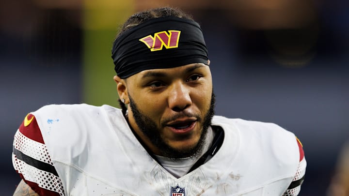 Washington Commanders running back Chris Rodriguez Jr.