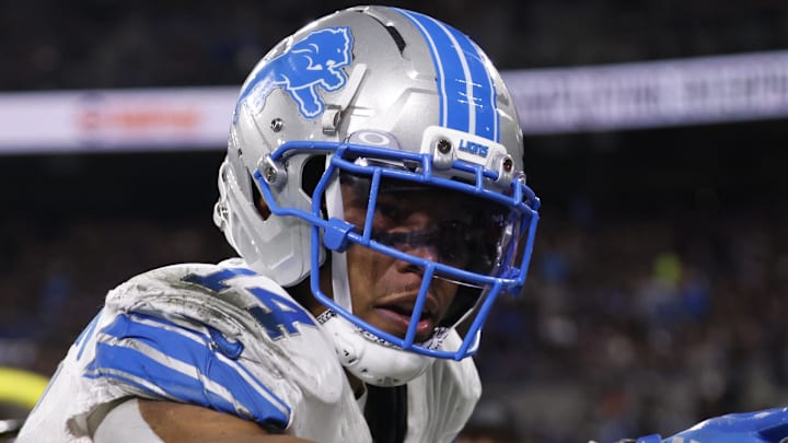 Detroit Lions wide receiver Amon-Ra St. Brown (14). Detroit Lions wide receiver Amon-Ra St. Brown (14).