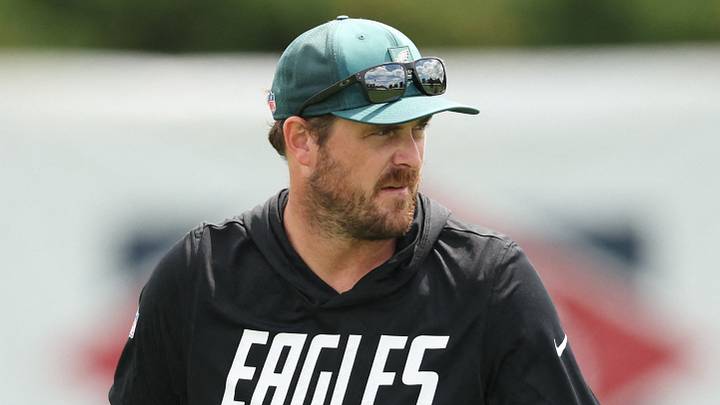 Philadelphia Eagles offensive coordinator Sean Mannion Philadelphia Eagles offensive coordinator Sean Mannion