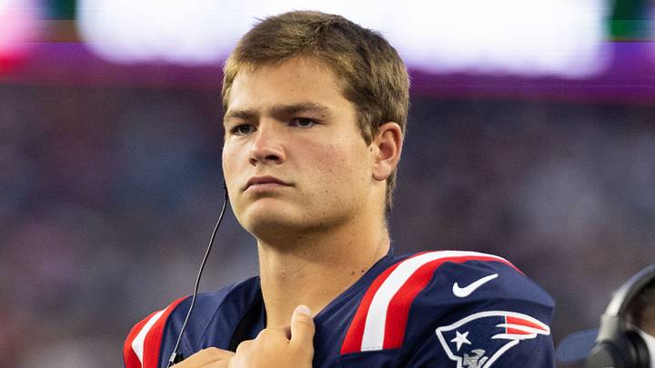 New England Patriots quarterback Drake Maye (10). New England Patriots quarterback Drake Maye (10).