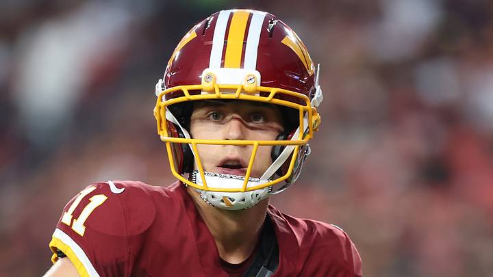 Washington Commanders wide receiver Luke McCaffrey