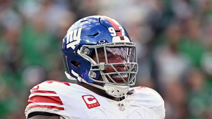 New York Giants defensive tackle Dexter Lawrence against the Philadelphia Eagles. New York Giants defensive tackle Dexter Lawrence against the Philadelphia Eagles.